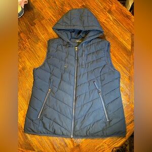 RALPH LAUREN LRL Stretch HOODED Puffer Insulated VEST Jacket Womens Size XL